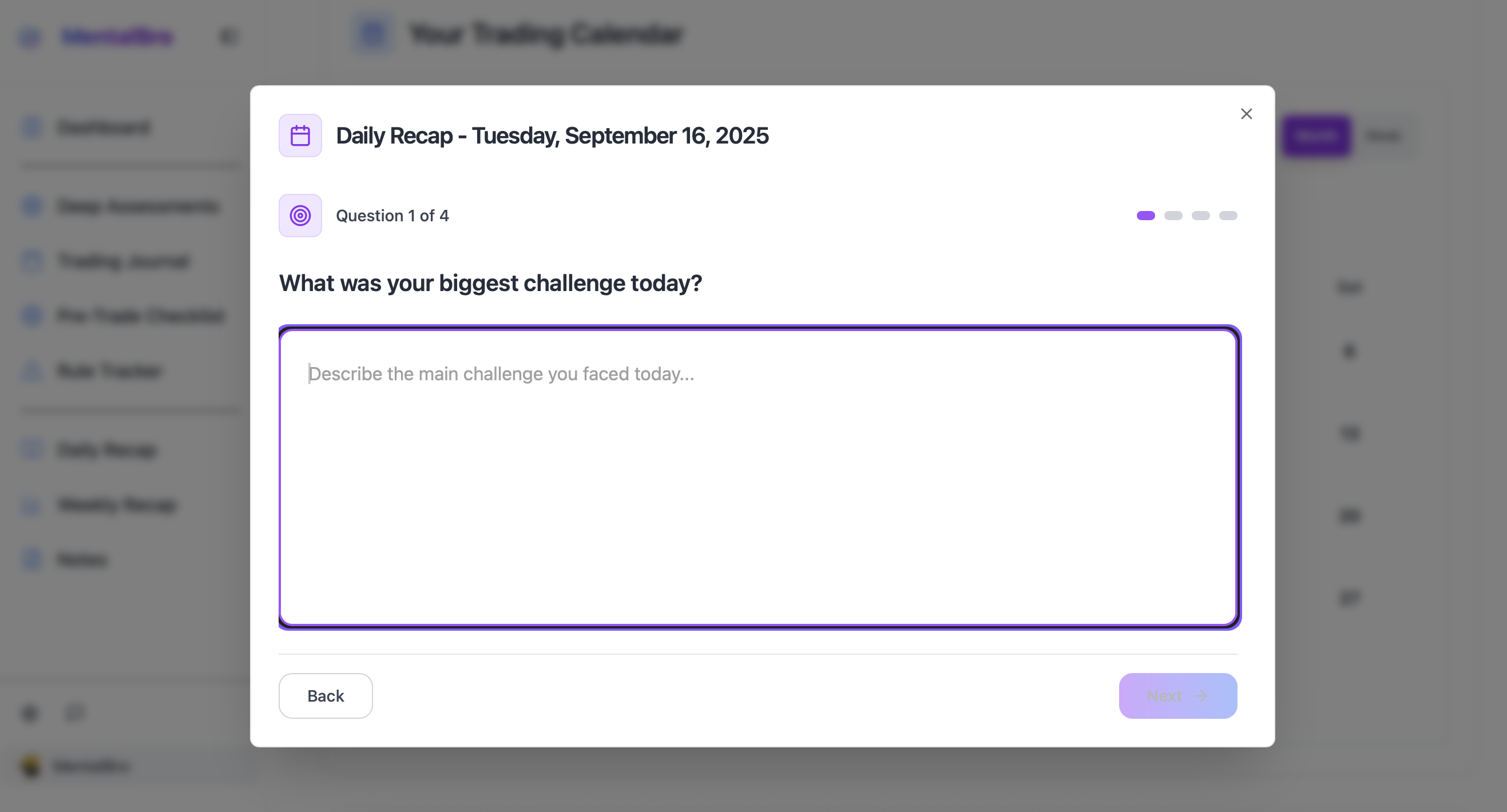 Daily journaling for self-awareness